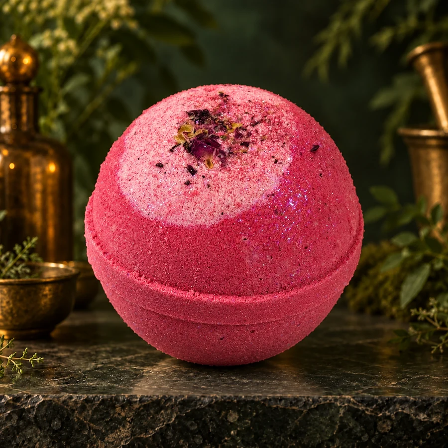 Crazy Love Bath Bomb — AI product mockup