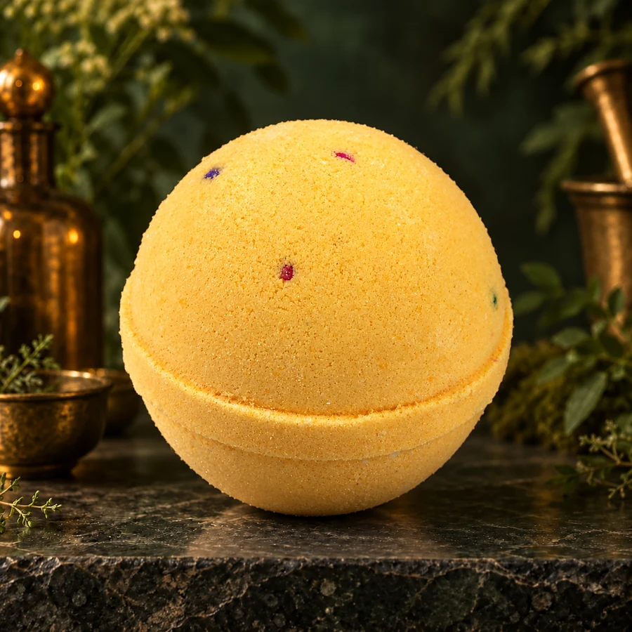 Festival Bath Bomb — AI product mockup