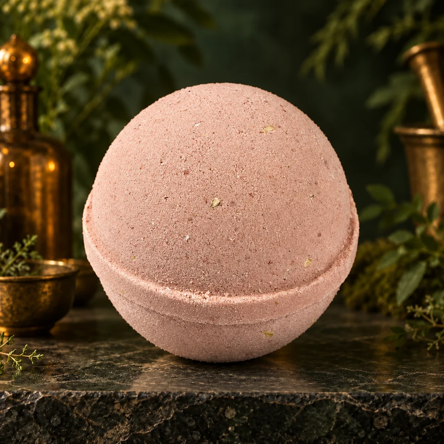 Moroccan Vanilla Bath Bomb — AI product mockup