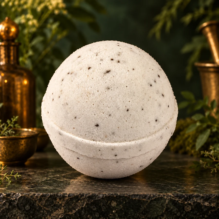 Strong Coffee Bath Bomb — AI product mockup