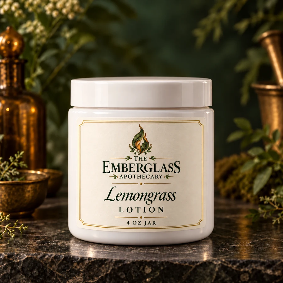 Lemongrass Lotion — AI packaging mockup