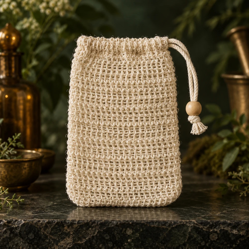 Natural Sisal Soap Pouch